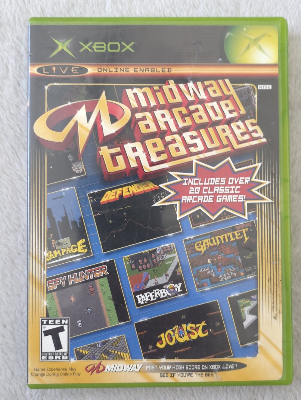 Midway Arcade Treasures (Microsoft Xbox, 2003) CIB